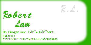 robert lam business card